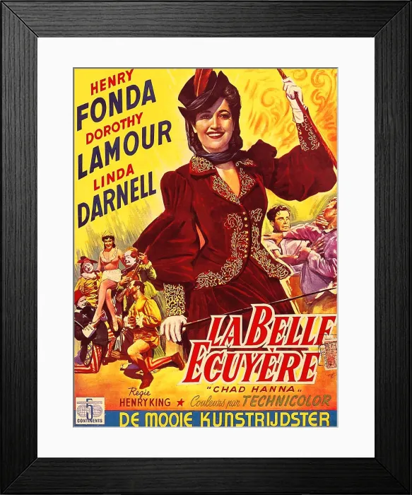 Framed Print : CHAD HANNA, third, sixth and seventh from left: Linda Darnell, Dorothy Lamour, Henry Fonda, 1940, TM and Copyright (c) 20th Century-Fox Film Corp. All Rights Reserved Framed Print : CHAD HANNA, third, sixth and seventh from left: Linda Darnell, Dorothy Lamour, Henry Fonda, 1940, TM and Copyright (c) 20th Century-Fox Film Corp. All Rights Reserved