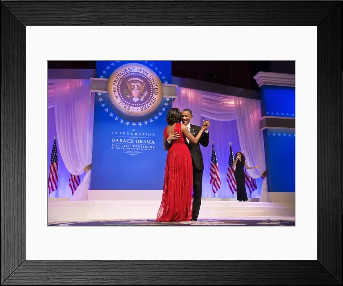 Framed Print : President Barack and Michelle Obama dance at the Commander in Chief Inaugural Ball. Jan 21, 2013 Framed Print : President Barack and Michelle Obama dance at the Commander in Chief Inaugural Ball. Jan 21, 2013