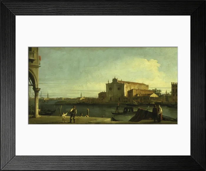 Framed Print : St. John of Battuti in Murano, by Giovanni Antonio Canal also known as Canaletto, 1724 - 1730, 18th Century, oil on canvas - Russia, St. Petersburg, The State Hermitage Museum Framed Print : St. John of Battuti in Murano, by Giovanni Antonio Canal also known as Canaletto, 1724 - 1730, 18th Century, oil on canvas - Russia, St. Petersburg, The State Hermitage Museum