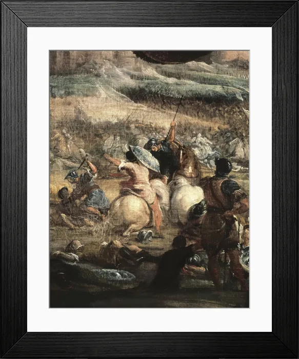 Framed Print : LEONARDO, Jose (1605-1656). Alarico in the battle of Vouille. Detail. Oil on canvas. SPAIN. Toledo. Army Museum. - CAGP / Iberfoto / Everett Collection (596498)**US SALES ONLY** Framed Print : LEONARDO, Jose (1605-1656). Alarico in the battle of Vouille. Detail. Oil on canvas. SPAIN. Toledo. Army Museum. - CAGP / Iberfoto / Everett Collection (596498)**US SALES ONLY**