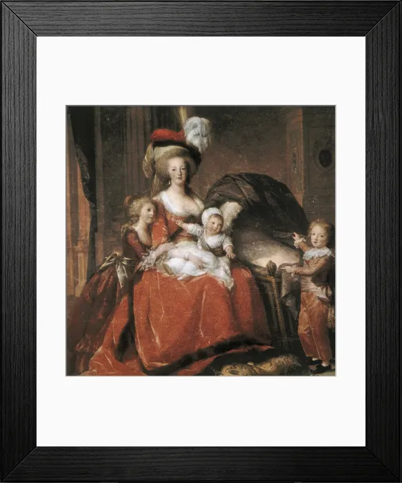 Framed Print : Vigee-Lebrun, Elisabeth (1755-1842). Marie Antoinette and her sons. 1787 Framed Print : Vigee-Lebrun, Elisabeth (1755-1842). Marie Antoinette and her sons. 1787