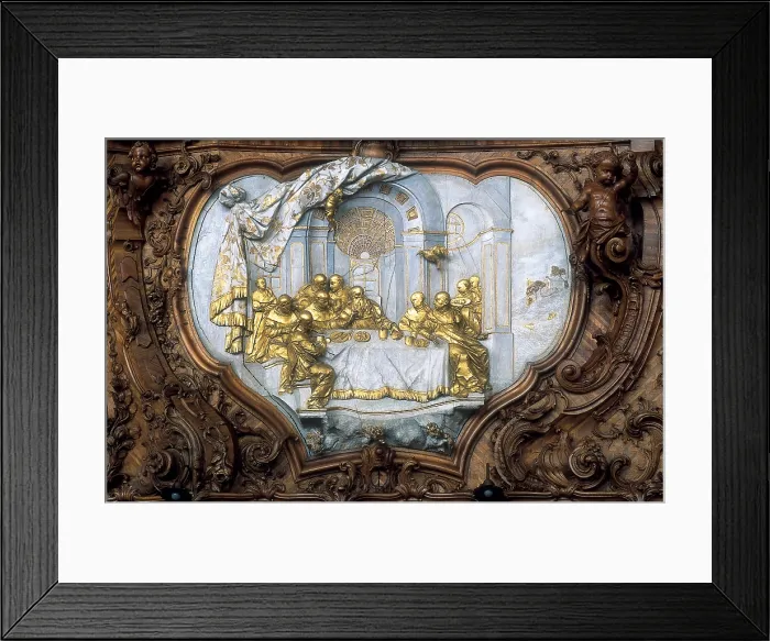 Framed Print : BEER, Johann Michael (1696-1780); THUMB, Peter (1681-1766); FEUCHTMAYER, Joseph Anton (1696-1770). Church of Saint-Gall. 1755-1766. SWITZERLAND. Sankt Gallen. Abbey of Saint Gall Framed Print : BEER, Johann Michael (1696-1780); THUMB, Peter (1681-1766); FEUCHTMAYER, Joseph Anton (1696-1770). Church of Saint-Gall. 1755-1766. SWITZERLAND. Sankt Gallen. Abbey of Saint Gall