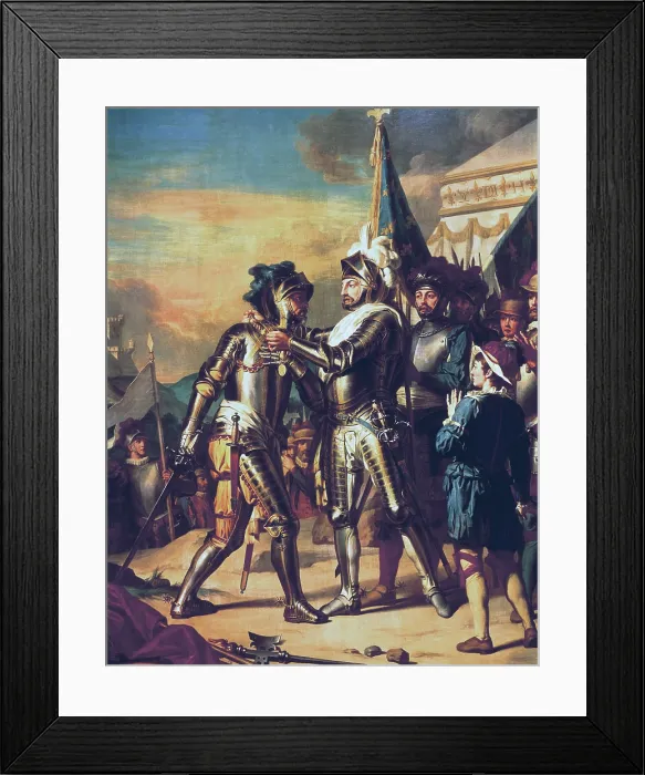 Framed Print : BRENET, Nicolas-Guy (1728-1792). Italian War of 1551-1559 Framed Print : BRENET, Nicolas-Guy (1728-1792). Italian War of 1551-1559