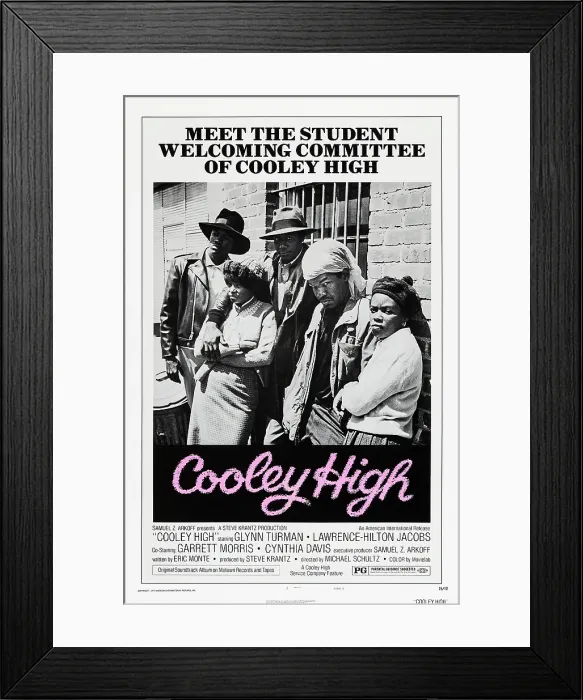 Framed Print : COOLEY HIGH, poster art, 1975 Framed Print : COOLEY HIGH, poster art, 1975