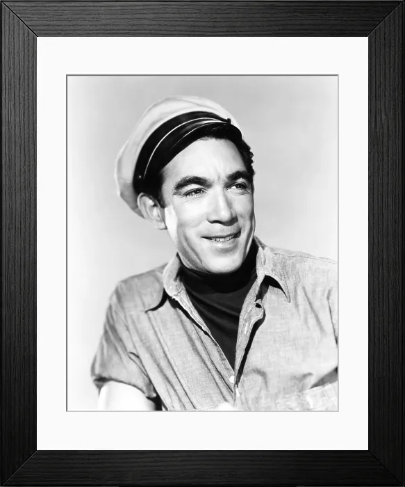 Framed Print : CITY BENEATH THE SEA, Anthony Quinn, 1953