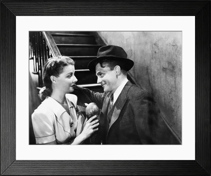 Framed Print : CITY FOR CONQUEST, from left: Ann Sheridan, James Cagney, 1940 Framed Print : CITY FOR CONQUEST, from left: Ann Sheridan, James Cagney, 1940