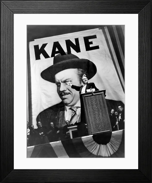 Framed Print : CITIZEN KANE, Orson Welles, 1941, running for governor Framed Print : CITIZEN KANE, Orson Welles, 1941, running for governor