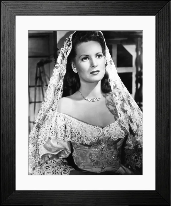 Framed Print : THE SPANISH MAIN, Maureen O'Hara, 1945