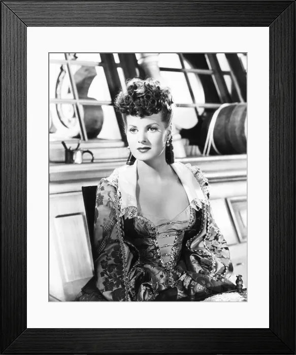 Framed Print : THE SPANISH MAIN, Maureen O'Hara, 1945