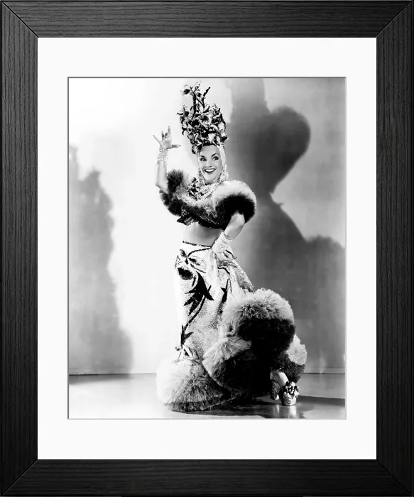 Framed Print : SPRINGTIME IN THE ROCKIES, Carmen Miranda, 1942, TM & copyright 20th Century Fox Film Corp. All rights reserved / courtesy Everett Collection Framed Print : SPRINGTIME IN THE ROCKIES, Carmen Miranda, 1942, TM & copyright 20th Century Fox Film Corp. All rights reserved / courtesy Everett Collection