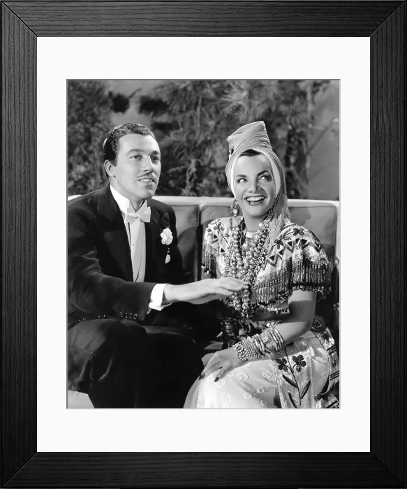Framed Print : SPRINGTIME IN THE ROCKIES, from left: Cesar romero, Carmen Miranda, 1942, TM & Copyright 20th Century Fox film Corp. / courtesy Everett Collection