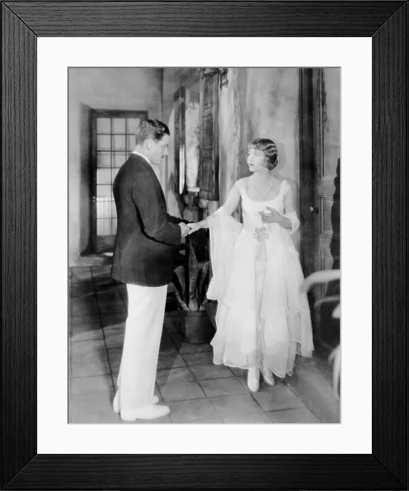 Framed Print : THE WINNING OF BARBARA WORTH, from left, Ronald Colman, Vilma Banky, 1926