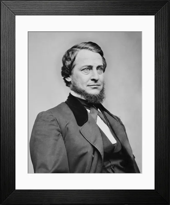Framed Print : Congressman Clement Vallandigham of Ohio, was a radical Copperhead during the US Civil War, 1861-63 Framed Print : Congressman Clement Vallandigham of Ohio, was a radical Copperhead during the US Civil War, 1861-63