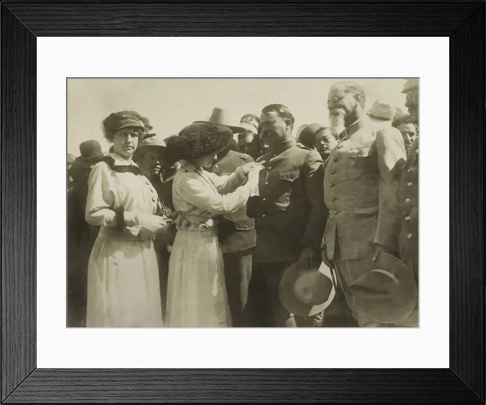 Framed Print : General Alvaro Obregon receiving medal from admirers in Celaya, Mexico, June 10, 1916 Framed Print : General Alvaro Obregon receiving medal from admirers in Celaya, Mexico, June 10, 1916