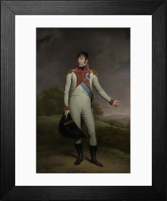 Framed Print : Louis Napoleon, King of Holland, by Charles Howard Hodges, 1809, British painting, oil on canvas