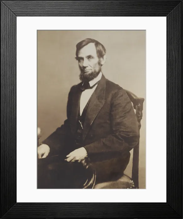 Framed Print : President Abraham Lincoln, May 16, 1861. Photo taken in Mathew Brady Studio, Washington, DC (BSLOC_2018_6_60) Framed Print : President Abraham Lincoln, May 16, 1861. Photo taken in Mathew Brady Studio, Washington, DC (BSLOC_2018_6_60)