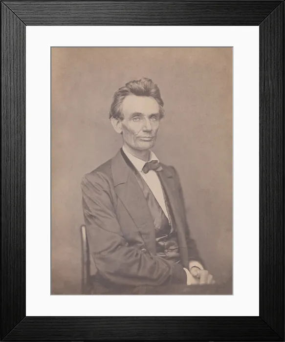 Framed Print : Abraham Lincoln, on May 20, 1860, in Springfield, IL, two days after his nomination for President by the Republican Party