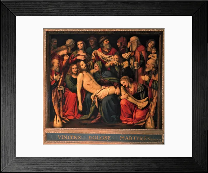 Framed Print : Luini Bernardino, The Deposition, 1516, 16th Century, fresco, Italy, Lombardy, Milan, San Giorgio al Palazzo Church, Santissimo Sacramento chapel Framed Print : Luini Bernardino, The Deposition, 1516, 16th Century, fresco, Italy, Lombardy, Milan, San Giorgio al Palazzo Church, Santissimo Sacramento chapel