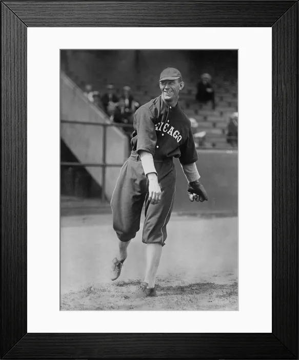 Framed Print : John Shano Collins was a right fielder and first baseman for the Chicago White Sox in the 1910s