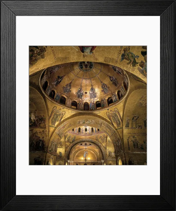 Framed Print : Master of the Pentecost, Dome of the Pentecost, 12th Century, mosaic, Italy, Veneto, Venice, St Mark's Square, St Mark's Basilica, central nave, longitudinal wing Framed Print : Master of the Pentecost, Dome of the Pentecost, 12th Century, mosaic, Italy, Veneto, Venice, St Mark's Square, St Mark's Basilica, central nave, longitudinal wing