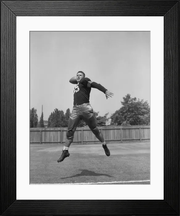 Framed Print : THE SPIRIT OF WEST POINT, Felix Doc Blanchard, 1947 Framed Print : THE SPIRIT OF WEST POINT, Felix Doc Blanchard, 1947