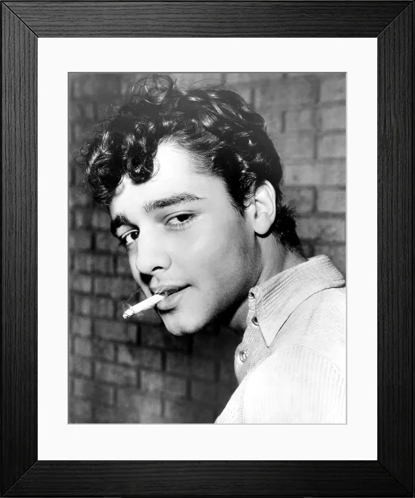 Framed Print : SOMEBODY UP THERE LIKES ME, Sal Mineo, 1956