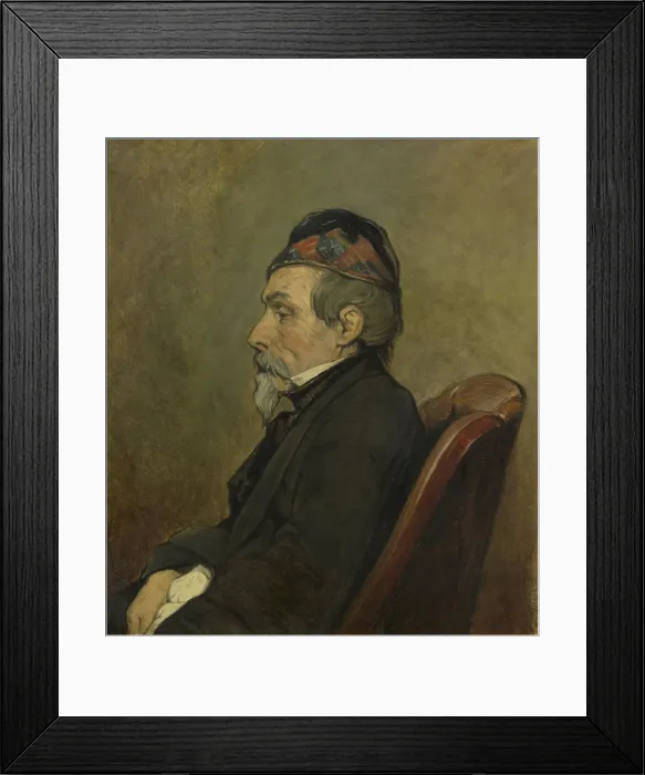 Framed Print : Johan-Hendrick-Louis Meyer, Marine Painter, by Jan Weissenbruch, c. 1860-66, Dutch painting, oil on paper (BSLOC_2016_2_139) Framed Print : Johan-Hendrick-Louis Meyer, Marine Painter, by Jan Weissenbruch, c. 1860-66, Dutch painting, oil on paper (BSLOC_2016_2_139)