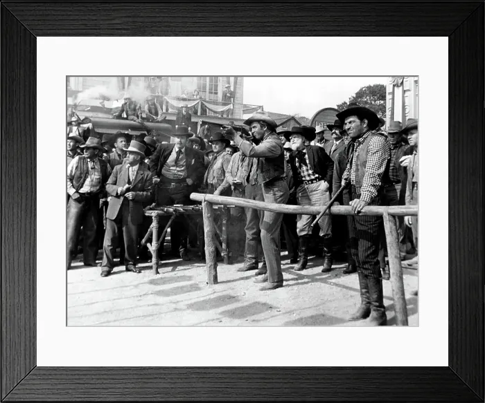 Framed Print : WINCHESTER 73, James Stewart, Stephen McNally, 1950