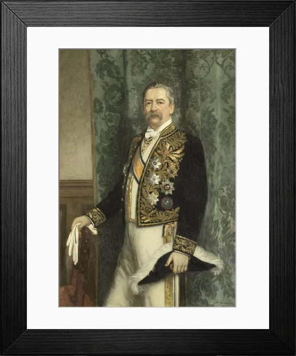 Framed Print : Willem Rooseboom, Governor General of the Dutch East Indies from 1899-1904. By Hendrik Johannes Haverman, 1905, Dutch painting, oil on canvas (BSLOC_2016_2_273) Framed Print : Willem Rooseboom, Governor General of the Dutch East Indies from 1899-1904. By Hendrik Johannes Haverman, 1905, Dutch painting, oil on canvas (BSLOC_2016_2_273)