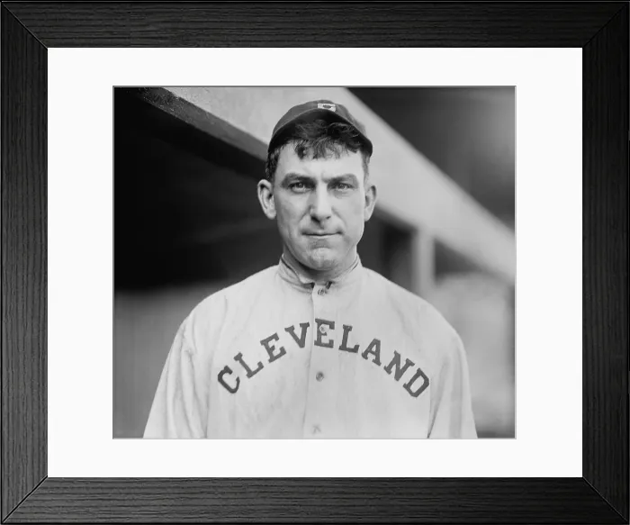 Framed Print : Napoleon Nap Lajoie in 1913, the last year he played with his namesake team, the Cleveland Naps Framed Print : Napoleon Nap Lajoie in 1913, the last year he played with his namesake team, the Cleveland Naps