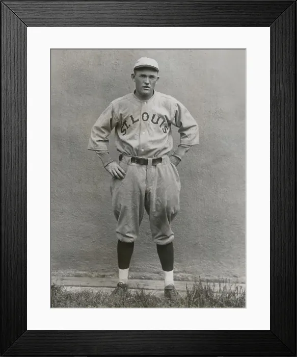Framed Print : Rogers Hornsby, played for the St. Louis Cardinals from 1915 to 1926. His career.358 batting average is second only to Ty Cobbs. 1923 photo (BSLOC_2018_3_176) Framed Print : Rogers Hornsby, played for the St. Louis Cardinals from 1915 to 1926. His career.358 batting average is second only to Ty Cobbs. 1923 photo (BSLOC_2018_3_176)
