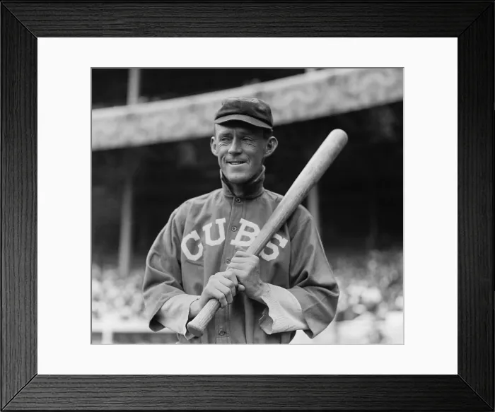 Framed Print : Johnny Evers played second base for the Chicago Cubs from 1901 to 1913 Framed Print : Johnny Evers played second base for the Chicago Cubs from 1901 to 1913