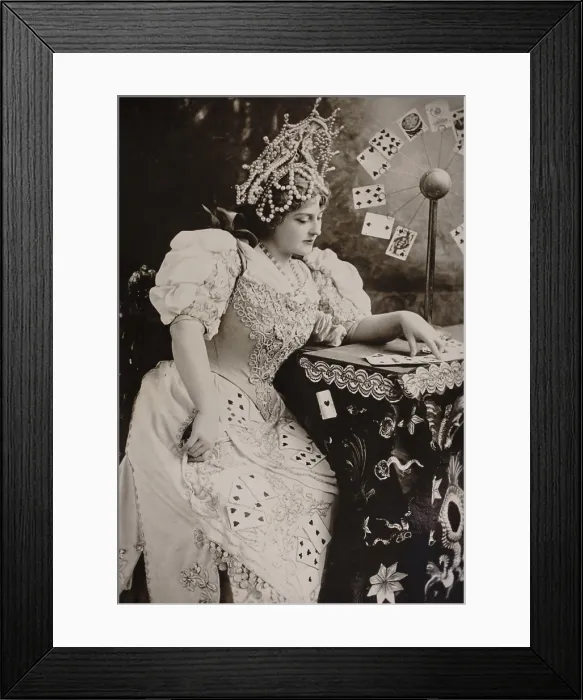 Framed Print : Lillian Russell as Vera, a Russian gypsy fortune teller in DeKoven and Smiths comic opera, TAIGANE. The 1895 play was set during the Napoleonic invasion of 1812 (BSLOC_2018_3_18) Framed Print : Lillian Russell as Vera, a Russian gypsy fortune teller in DeKoven and Smiths comic opera, TAIGANE. The 1895 play was set during the Napoleonic invasion of 1812 (BSLOC_2018_3_18)