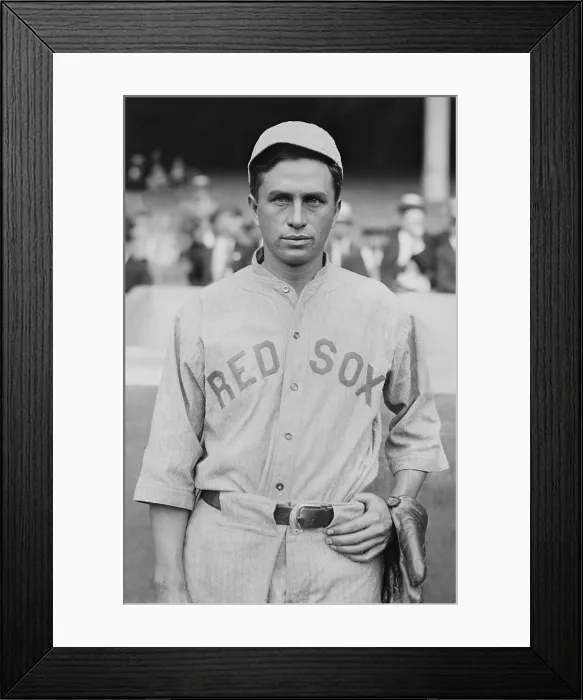 Framed Print : Harry Hooper played for the Boston Red Sox baseball team from 1909-1920. With Duffy Lewis and Tris Speaker, he was one for Bostons Golden Outfield (BSLOC_2018_3_175) Framed Print : Harry Hooper played for the Boston Red Sox baseball team from 1909-1920. With Duffy Lewis and Tris Speaker, he was one for Bostons Golden Outfield (BSLOC_2018_3_175)