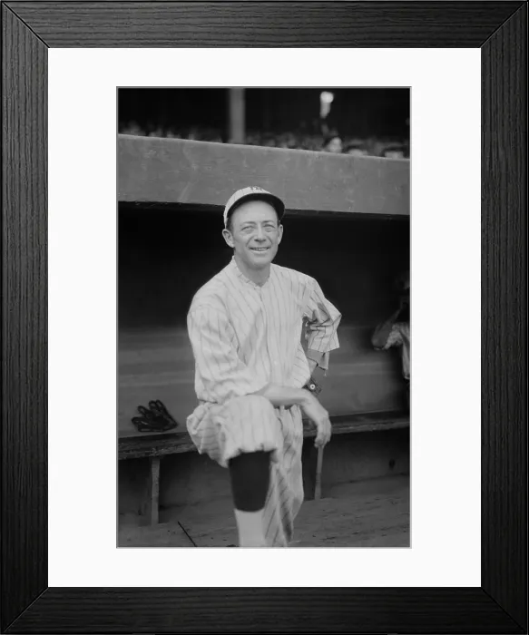 Framed Print : Miller Huggins as the manager of the New York Yankees in 1922