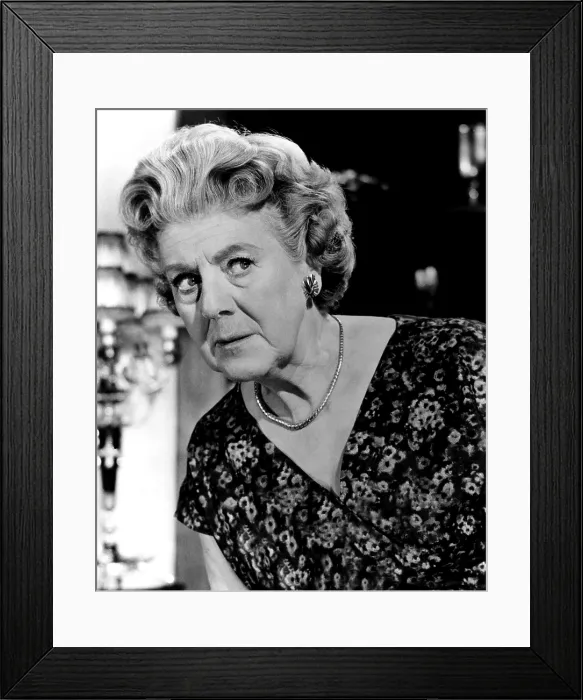 Framed Print : THE SPIDER'S WEB, Cecily Courtneidge, 1960