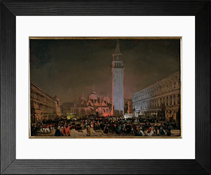 Framed Print : Caffi Ippolito, Venice Framed Print : Caffi Ippolito, Venice