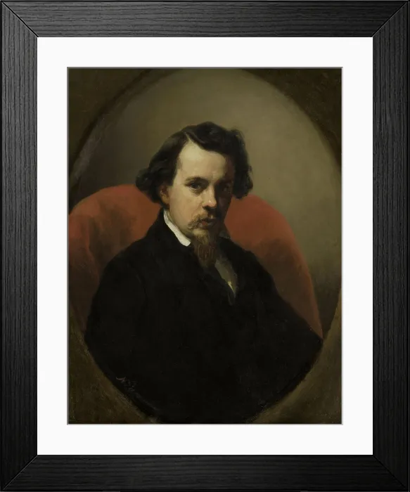 Framed Print : Charles Henri Joseph Leickert, Painter, by Nicolaas Pieneman, 1853, Dutch painting, oil on panel (BSLOC_2016_2_140) Framed Print : Charles Henri Joseph Leickert, Painter, by Nicolaas Pieneman, 1853, Dutch painting, oil on panel (BSLOC_2016_2_140)