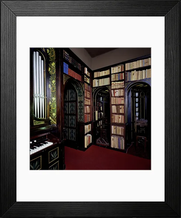 Framed Print : Unknown, Vittoriale: Room of the Lily, 1921 - 1923, 20th Century, Unknow, Italy, Lombardy, Gardone Riviera, Brescia, The Vittoriale