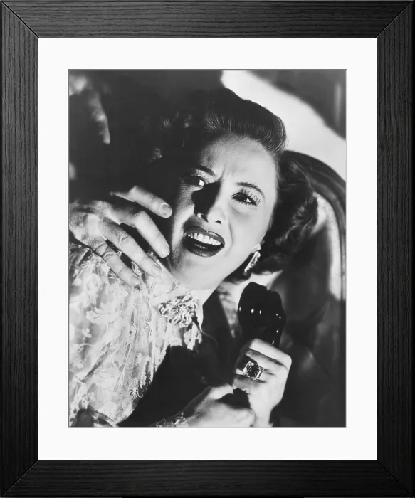 Framed Print : SORRY, WRONG NUMBER, Barbara Stanwyck, 1948