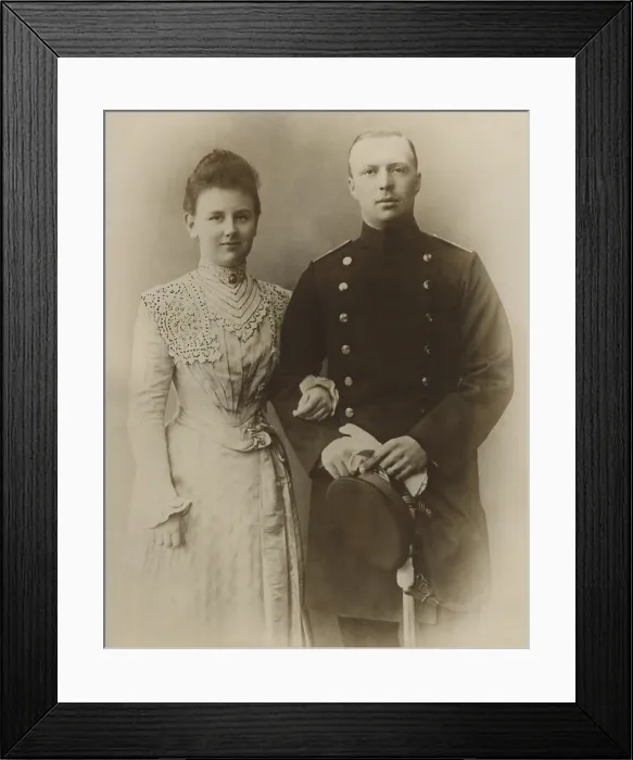 Framed Print : Prince Henry of Mooklon-Schworin and Queen Wilhelmina of Netherlands were betrothed in 1900 (BSLOC_2018_3_34) Framed Print : Prince Henry of Mooklon-Schworin and Queen Wilhelmina of Netherlands were betrothed in 1900 (BSLOC_2018_3_34)