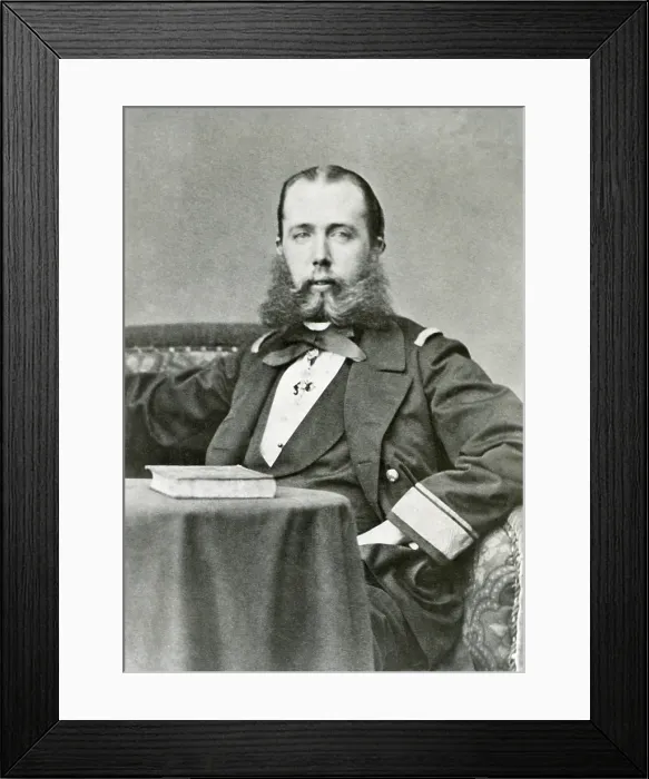 Framed Print : Archduke Ferdinand Maximilian of Austria became ruler of the Second Mexican Empire in July 1863