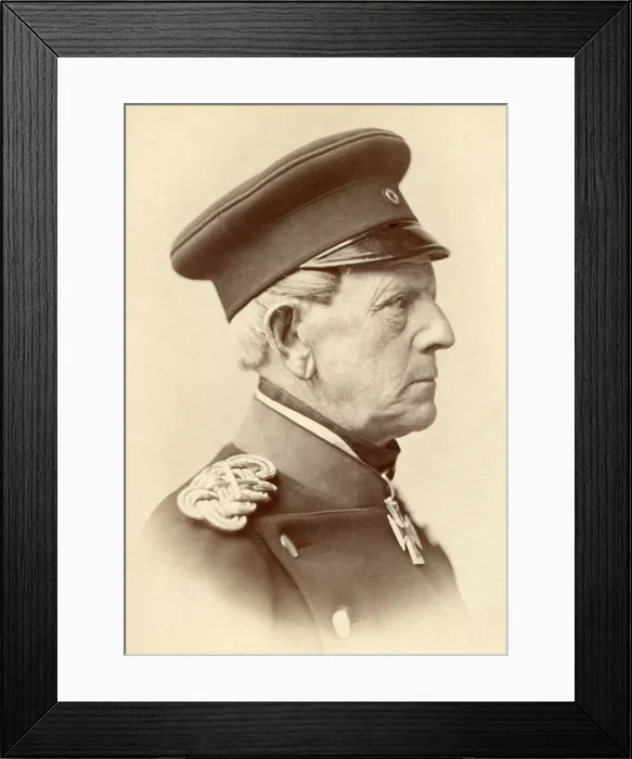 Framed Print : Field Marshal General Moltke was chief of staff of the Prussian Army from 1857 to 1888