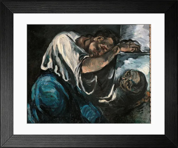 Framed Print : The Magdalene (The Sorrow), by Paul Czanne, 1869 about, 19th Century, oil on canvas, cm 165 x 125, 5 - France, Ile de France, Paris, Muse dOrsay. Detail