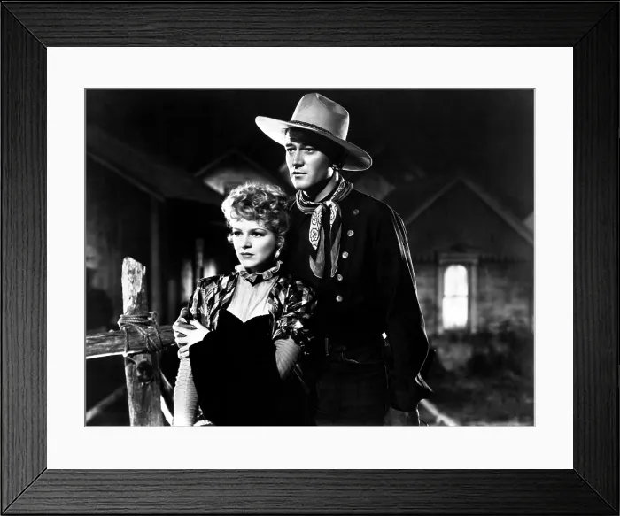 Framed Print : STAGECOACH, Claire Trevor, John Wayne, 1939. TM and Copyright (c) 20th Century Fox Film Corp. All rights reserved. Courtesy: Everett Collection Framed Print : STAGECOACH, Claire Trevor, John Wayne, 1939. TM and Copyright (c) 20th Century Fox Film Corp. All rights reserved. Courtesy: Everett Collection