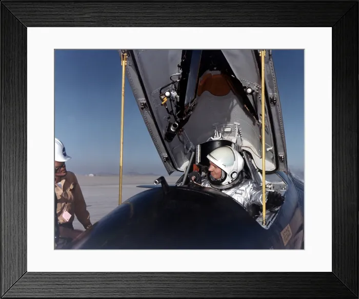 Framed Print : Neil Armstrong in the cockpit of the X-15, which he flew seven times from Dec. 1960 to July 1962 Framed Print : Neil Armstrong in the cockpit of the X-15, which he flew seven times from Dec. 1960 to July 1962