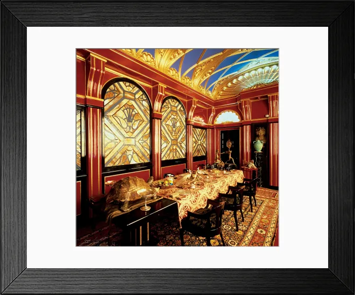 Framed Print : Unknown, Vittoriale: Stanza della Cheli (Dining-room), 1929 - 1929, 20th Century, Unknow, Italy, Lombardy, Gardone Riviera, Brescia, The Vittoriale Framed Print : Unknown, Vittoriale: Stanza della Cheli (Dining-room), 1929 - 1929, 20th Century, Unknow, Italy, Lombardy, Gardone Riviera, Brescia, The Vittoriale