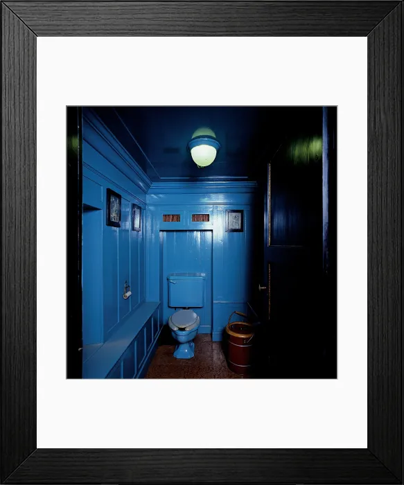 Framed Print : Unknown, Vittoriale: bathroom, 1921 - 1923, 20th Century, Unknow, Italy, Lombardy, Gardone Riviera, Brescia, The Vittoriale