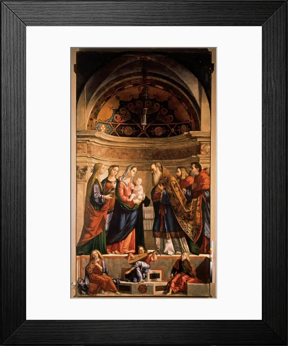 Framed Print : Carpaccio Vittore, Presentation of Jesus in the Temple, 1510, 16th Century, panel, Italy, Veneto, Venice, Accademia Art Galleries