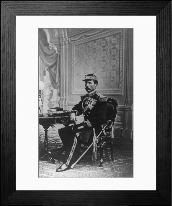 Framed Print : Porfirio Diaz served in high Mexican military positions in the 1860s and 1870s Framed Print : Porfirio Diaz served in high Mexican military positions in the 1860s and 1870s